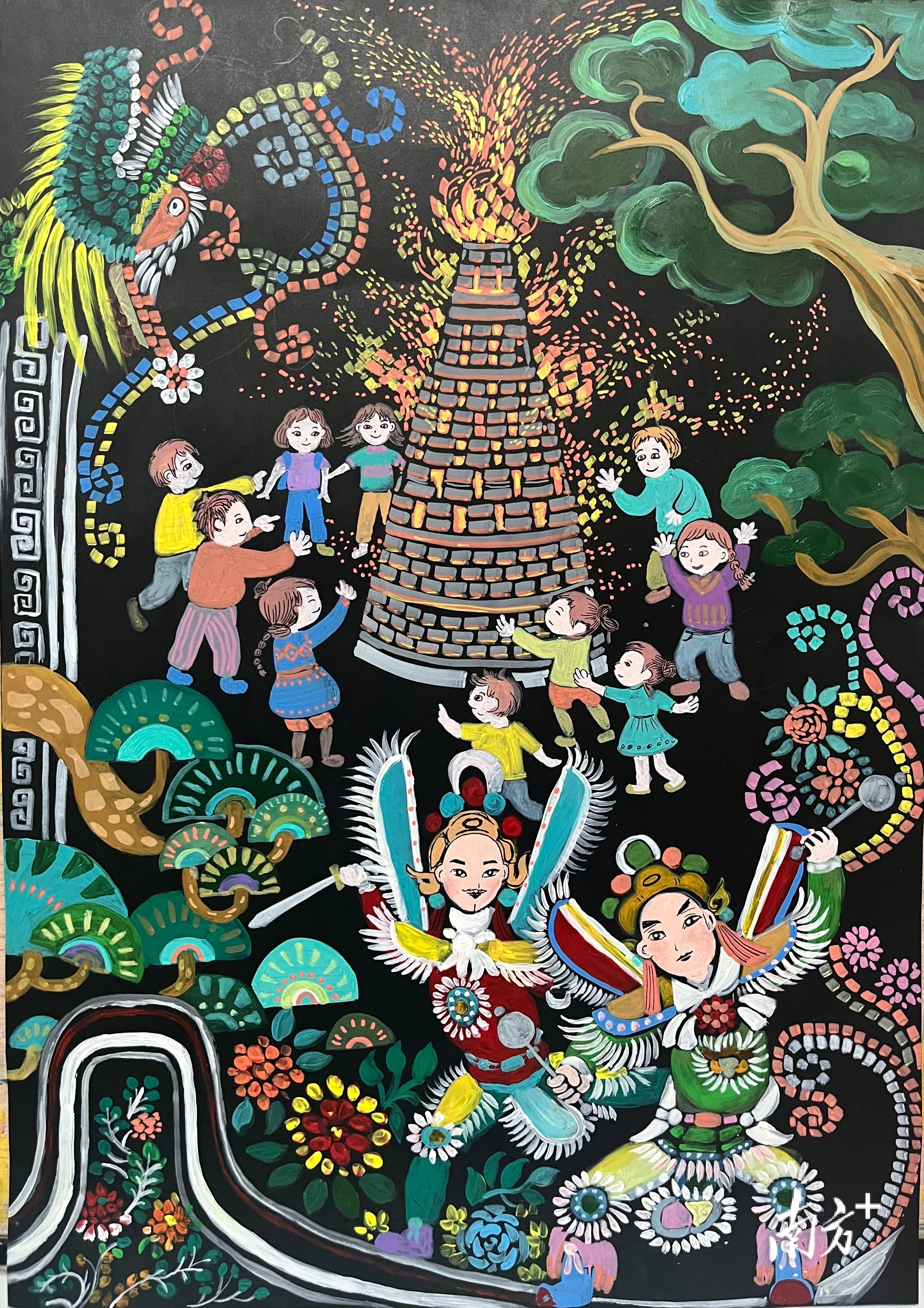 平均年龄不到14岁！这场画展，看少儿笔下的潮州有多惊艳
